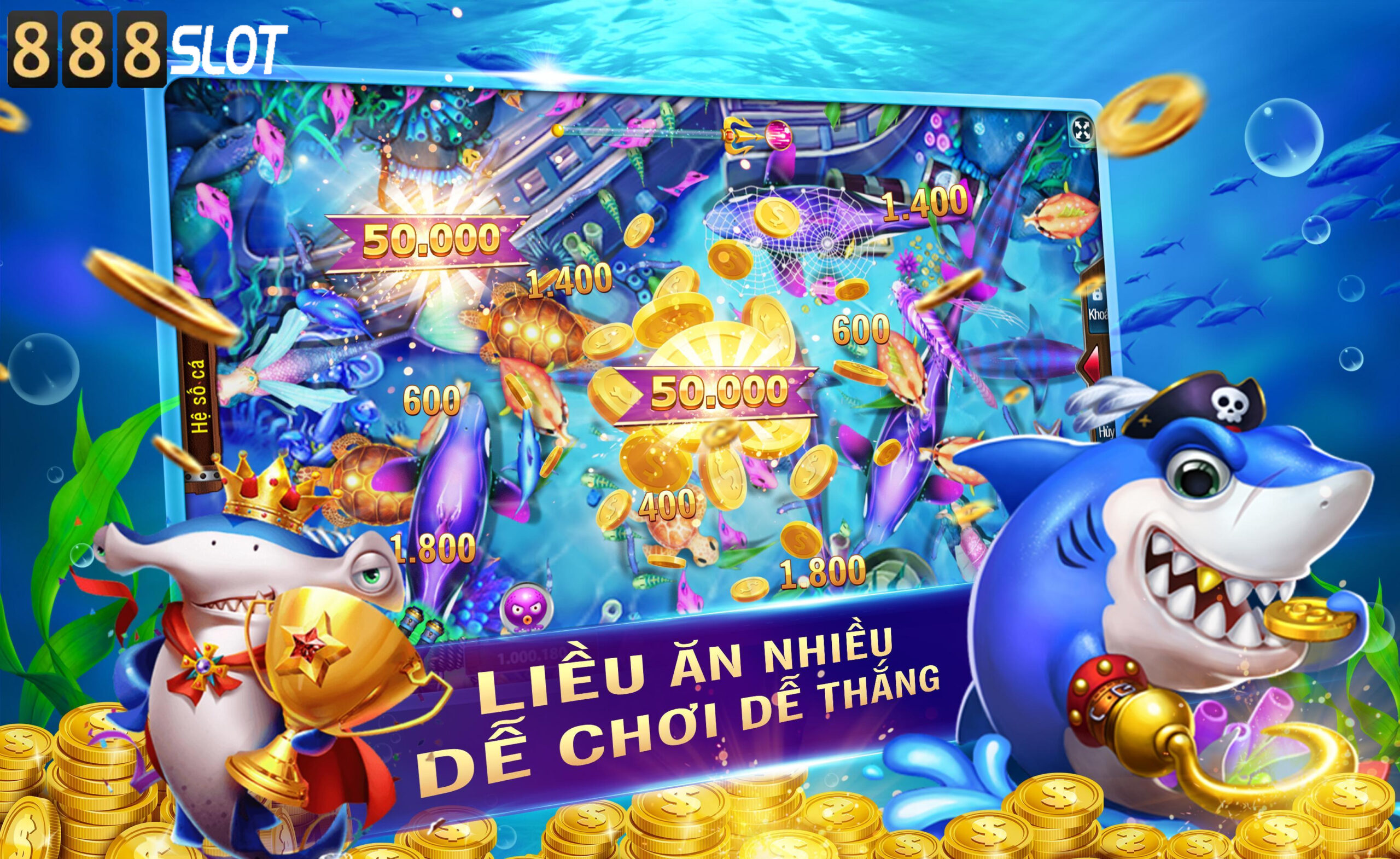 Điểm thu hút người chơi đến với Mega Fishing 888Slot